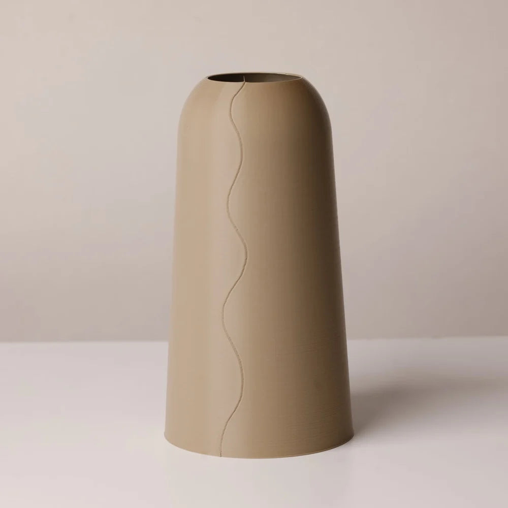 VASO STAMPATO IN 3D IN PLA PER FIORI FRESCHI E SECCHI, H 18 CM