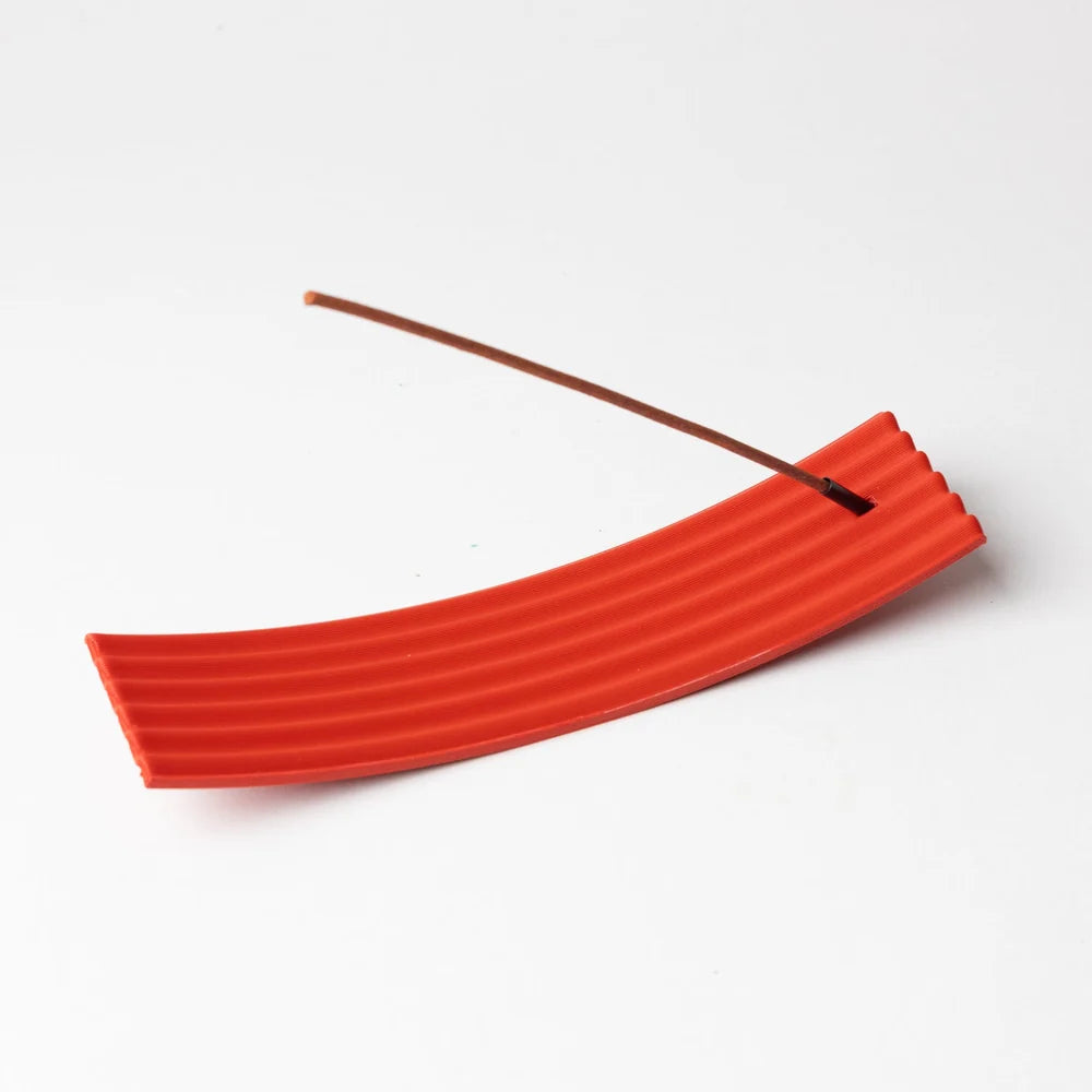 PORTAINCENSO STAMPATO IN 3D IN PLA CON TUBO IN METALLO, 19 × 5 CM