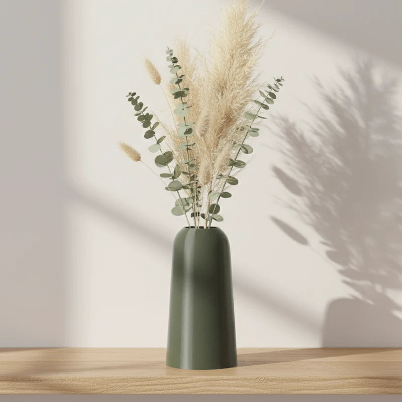 VASO STAMPATO IN 3D IN PLA PER FIORI FRESCHI E SECCHI, H 18 CM