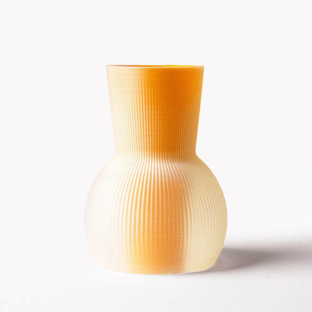 VASO DECORATIVO STAMPATO IN 3D PER FIORI SECCHI, H 18 CM