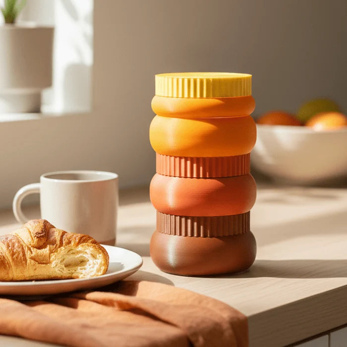 VASO MODULARE STAMPATO IN 3D IN PLA, H 20 CM