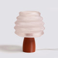 LAMPADA DA TAVOLO IN BIOPLASTICA CON BASE EFFETTO OPACO