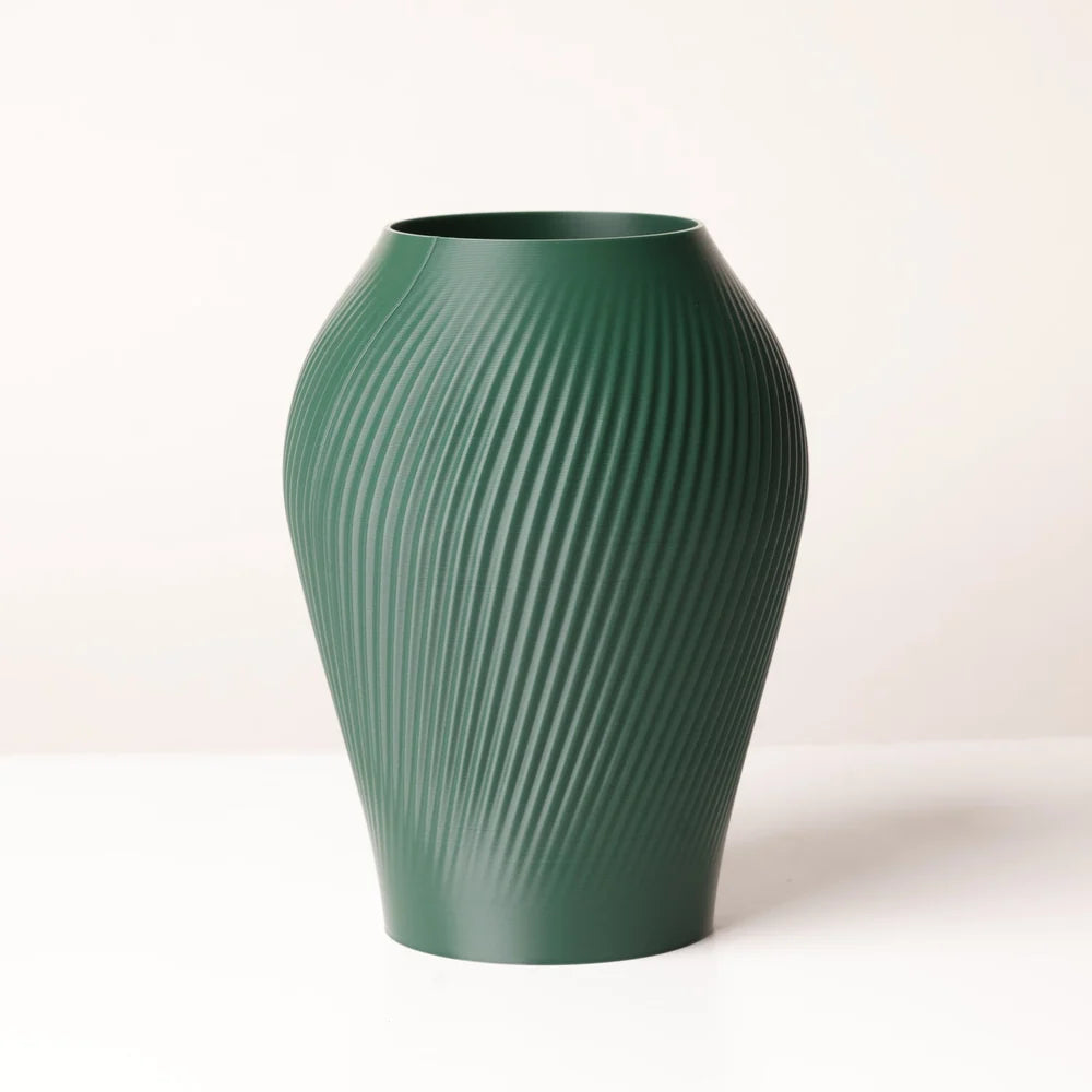 VASO STAMPATO IN 3D IN PLA PER FIORI FRESCHI E SECCHI, H 18 CM
